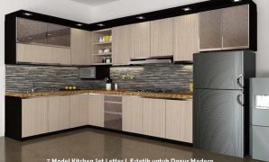 7 Model Kitchen Set Letter L Estetik untuk Dapur Modern
