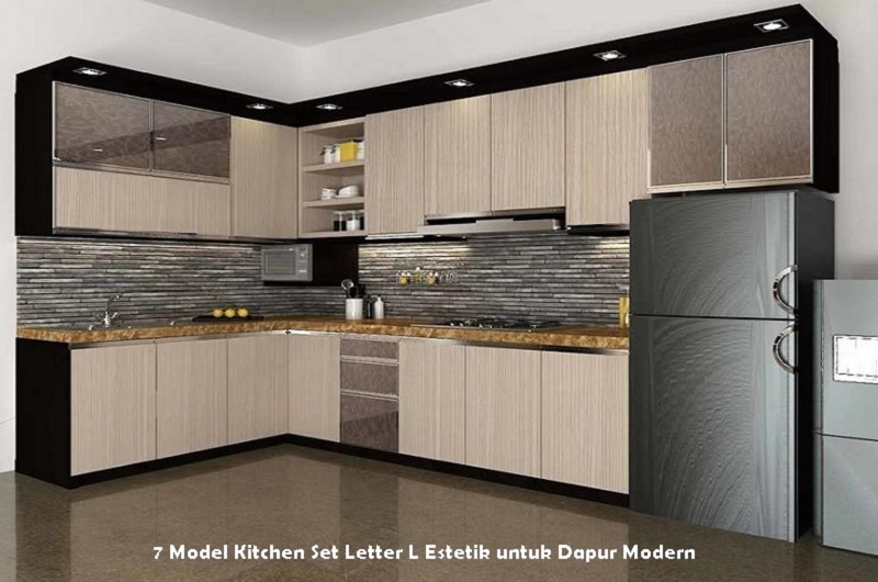 7 Model Kitchen Set Letter L Estetik untuk Dapur Modern