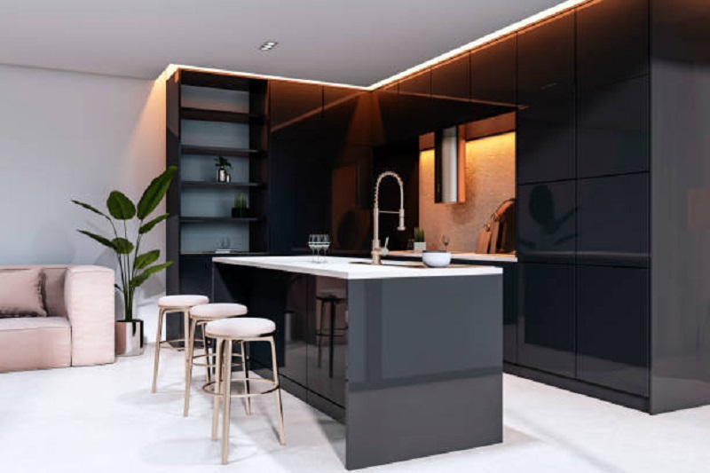 Inspirasi Model Kitchen Set Mini Bar Ruang Terbatas