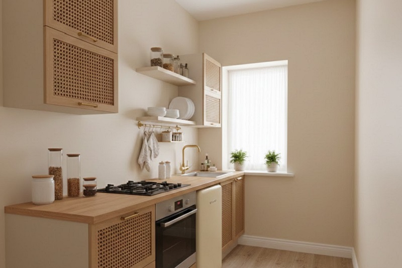Kitchen Set Dapur Sempit dengan Ukuran Terbaik agar Tetap Fungsional dan Estetis
