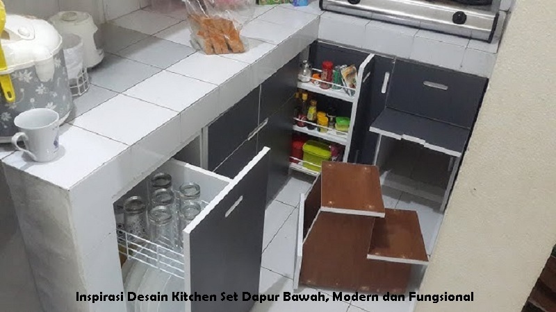 Inspirasi Desain Kitchen Set Dapur Bawah, Modern dan Fungsional
