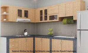 Inspirasi Kitchen Set Kayu Jati Belanda yang Estetik dan Ramah Lingkungan