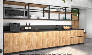 Kitchen Set Custom dengan Material Besi Solusi Daya Tahan Tinggi