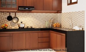 Kitchen Set HPL Pilihan Material Tepat untuk Dapur Minimalis Modern