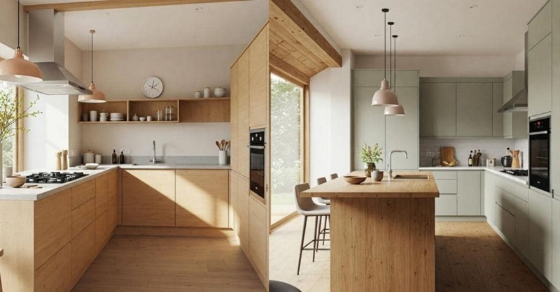 Inspirasi Kitchen Set Japandi yang Nyaman dan Fungsional